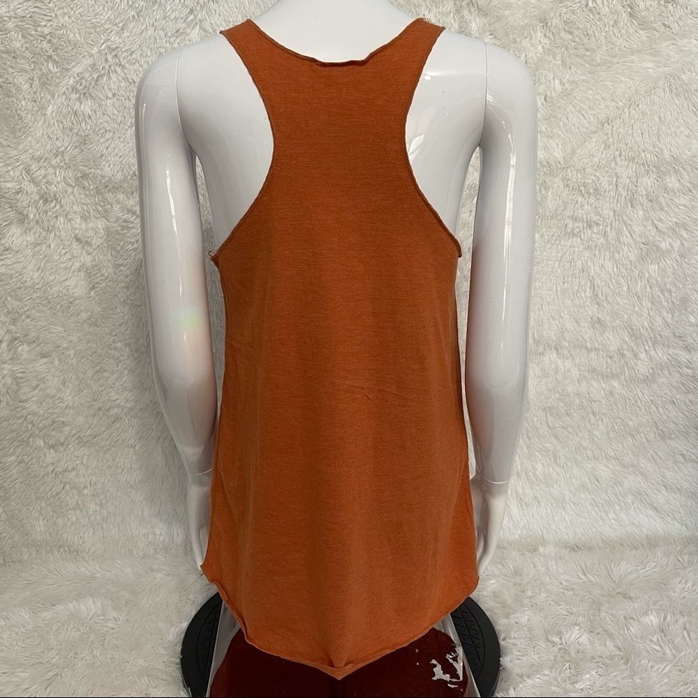 NWOT Over the Limit Orange Racerback Tank‎ Top M - Picture 6 of 14